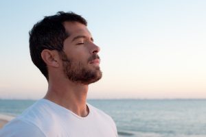Meditation men breathwork